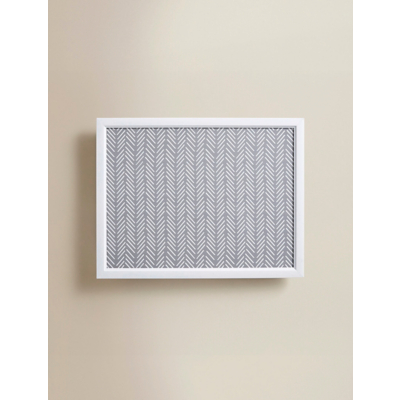 George Blue & White Chevron Lap Tray