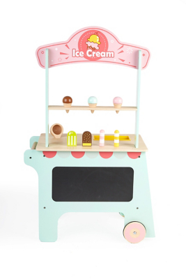 ice cream cart toy wooden