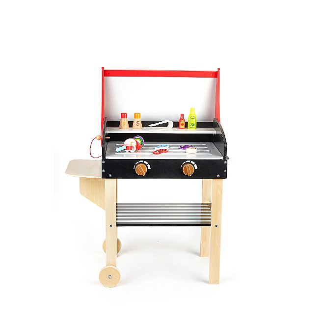Wooden Barbecue Set Toys Character, Wooden Toy Bbq Grill