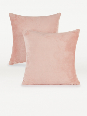 Pink Cushion 2 Pack | Home | George at ASDA