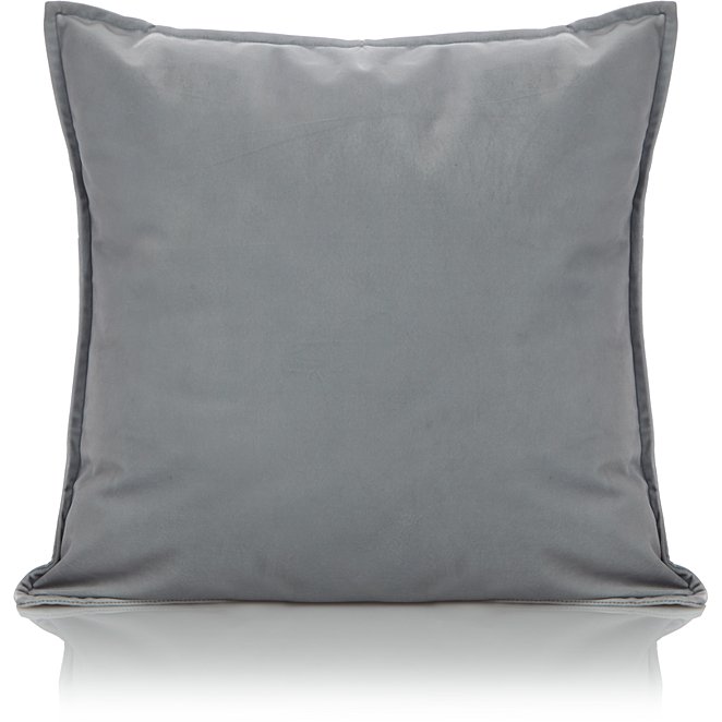 Large Grey Velvet Cushion Home, Large Grey Sofa Cushion Covers