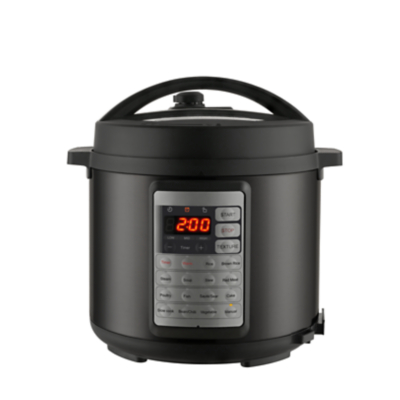 George Metallic Black GPC201SS-20 5.5L 1000W Pressure Cooker - Black