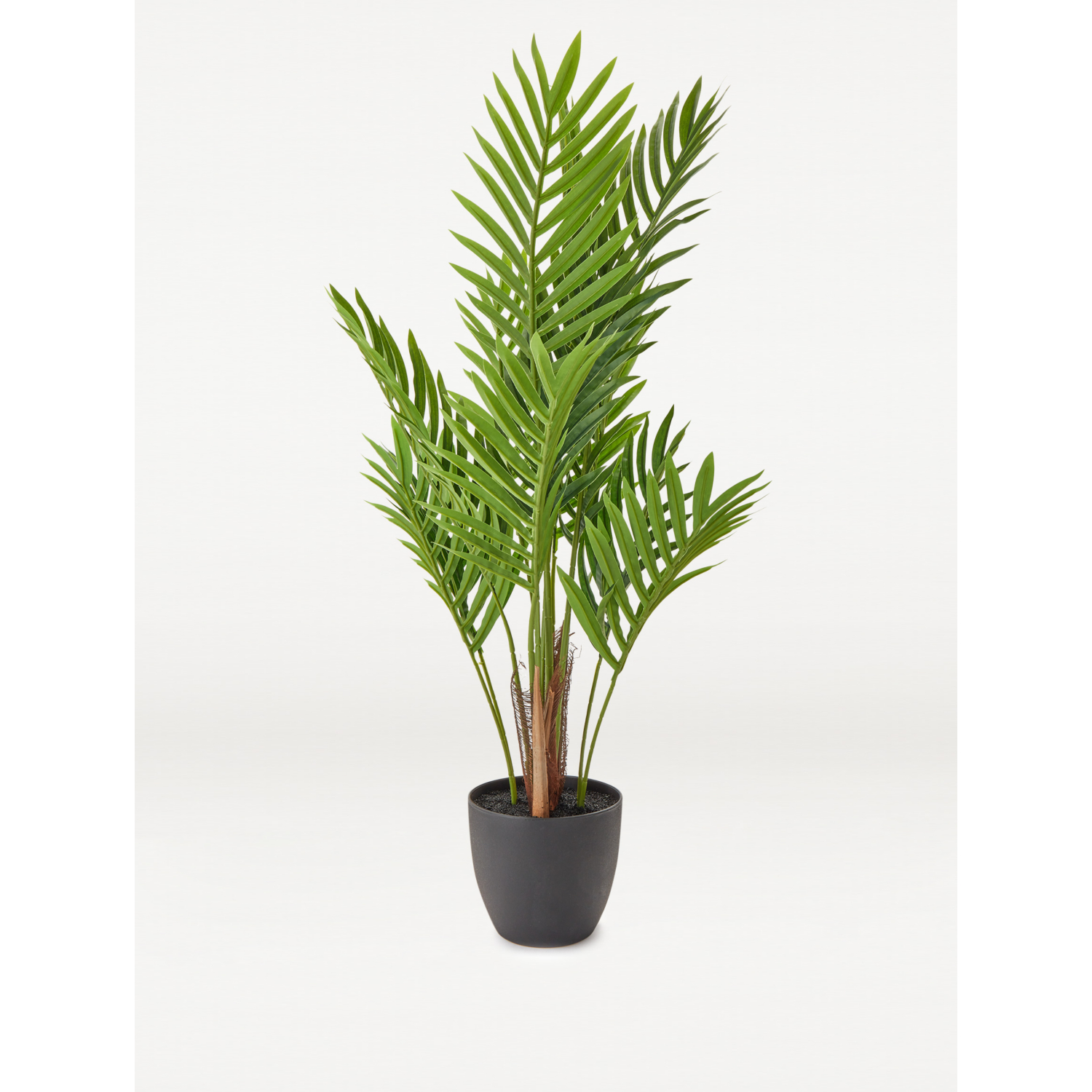 George Black Real Touch Artificial Areca Palm Plant In Pot 70Cm