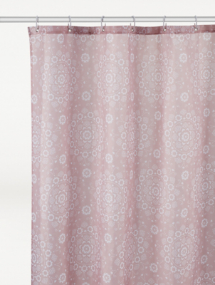 rose shower curtain