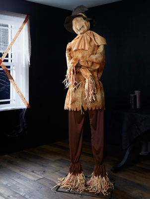 Brown Halloween Animated Scarecrow Halloween George At Asda