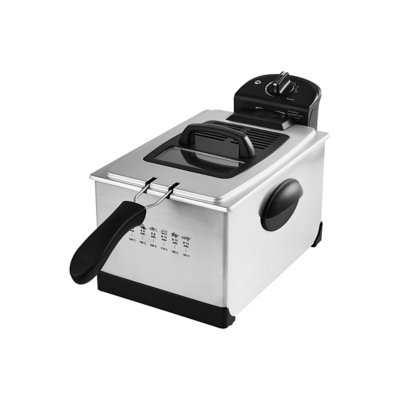 George 5L Stainless Steel Pro Deep Fryer - Silver