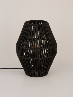 rattan table lamp