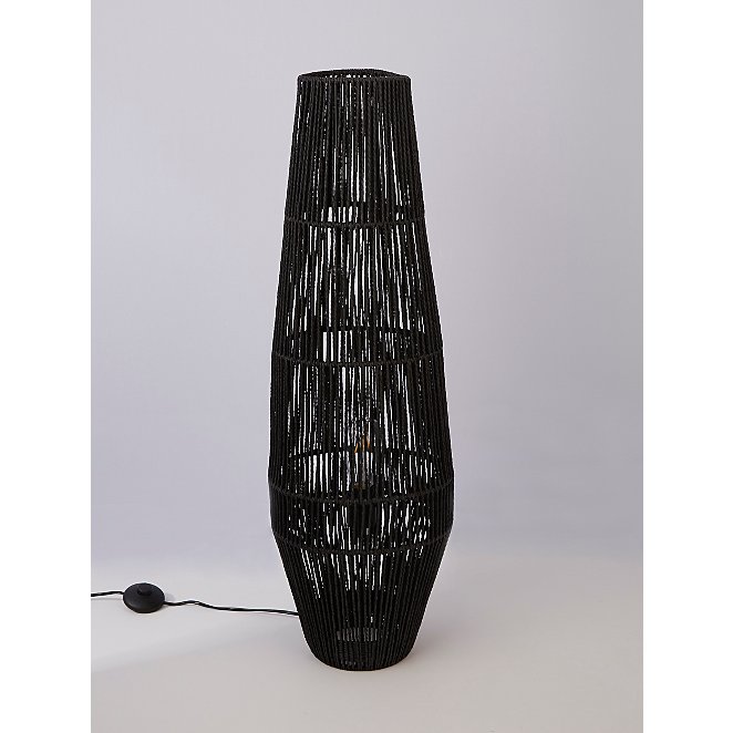 Black Rattan Floor Lamp Home George, African Floor Lamps Uk