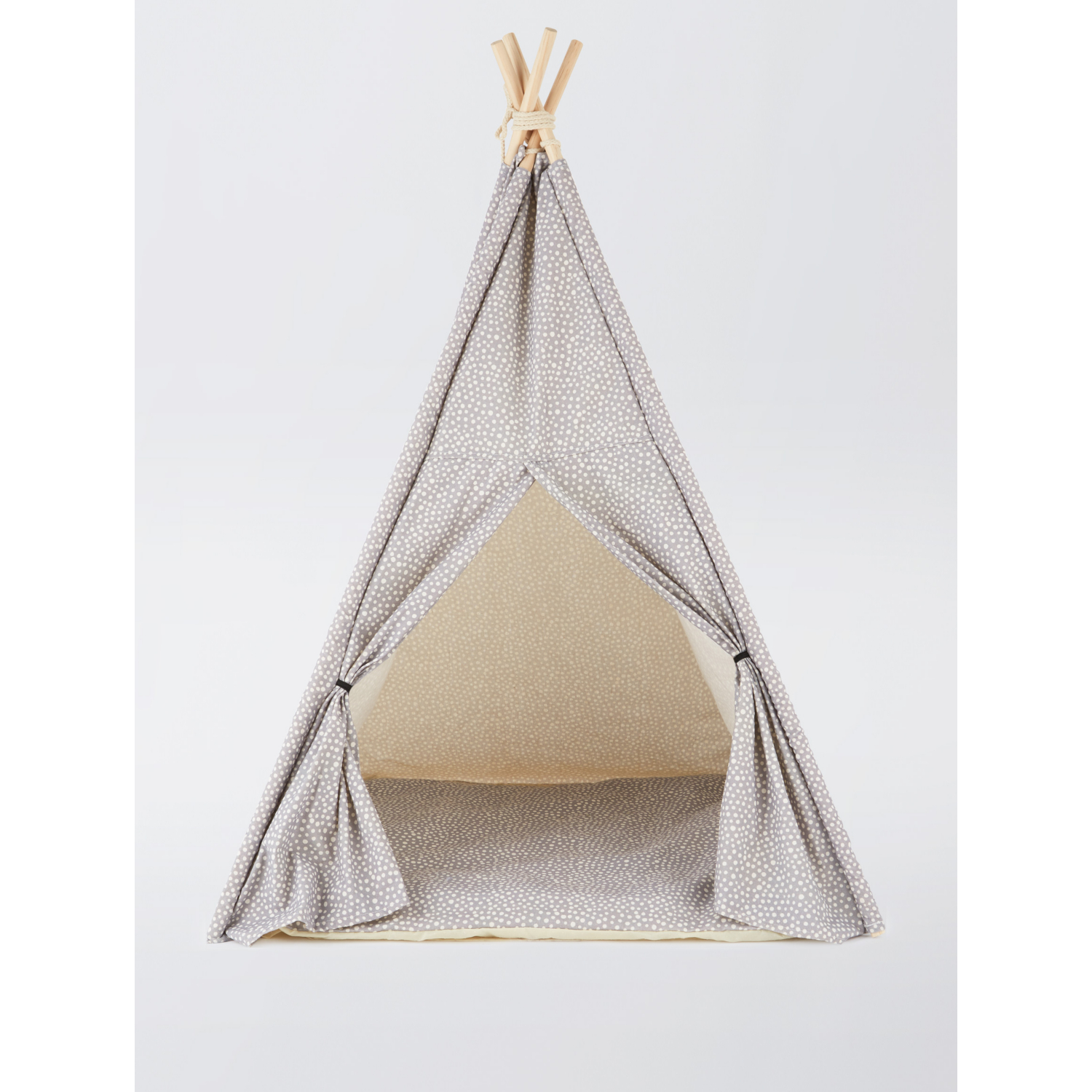 George Grey Polka Dot Teepee Foam Dog Bed
