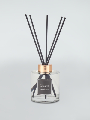 Lime Basil and Mandarin Scented Extra Large Reed Diffuser Home