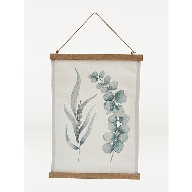 Green Plant Hanging Canvas | Home | George at ASDA