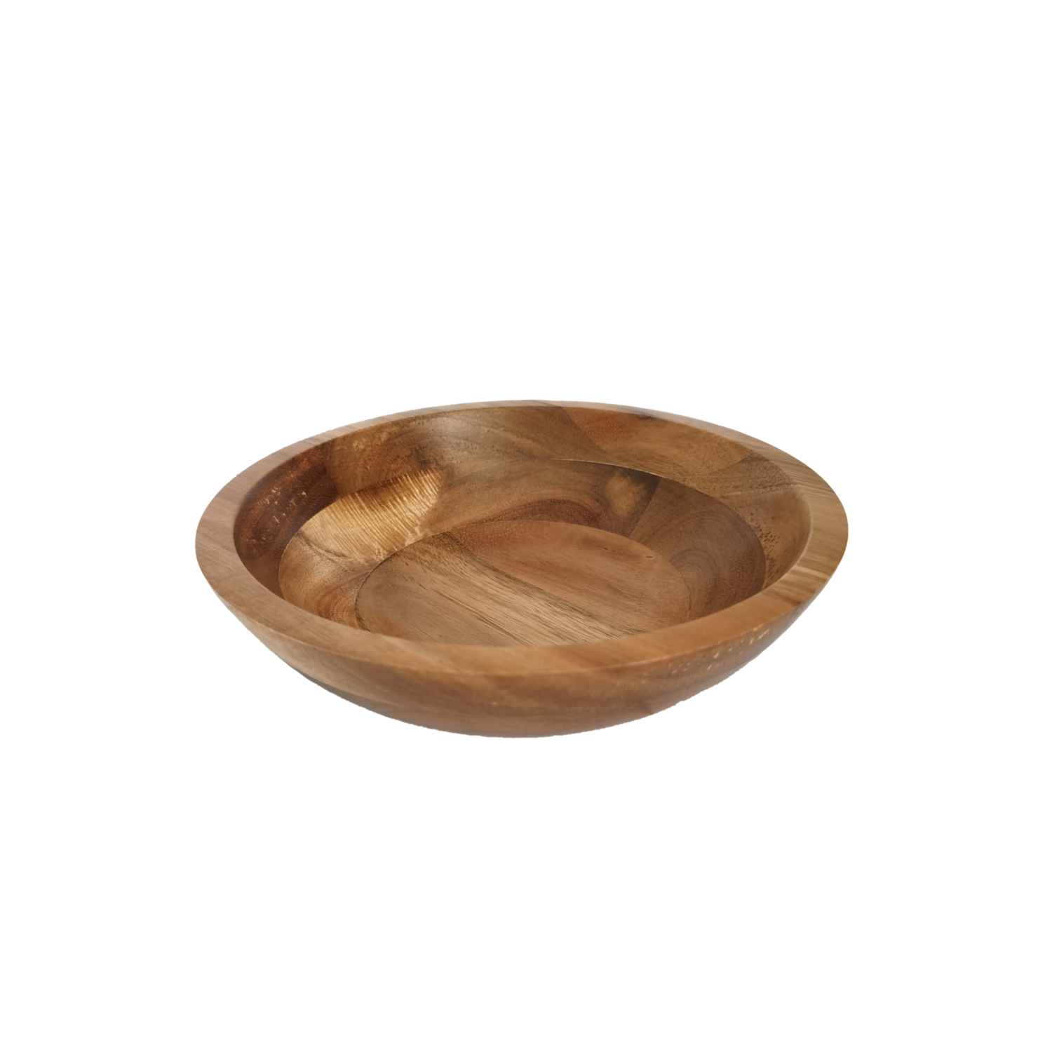 George Dark Wood Bamboo Serving Bowl