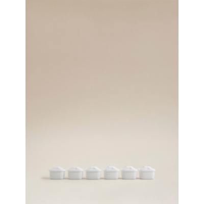 George Home White Water Filters - Set of 6 - White