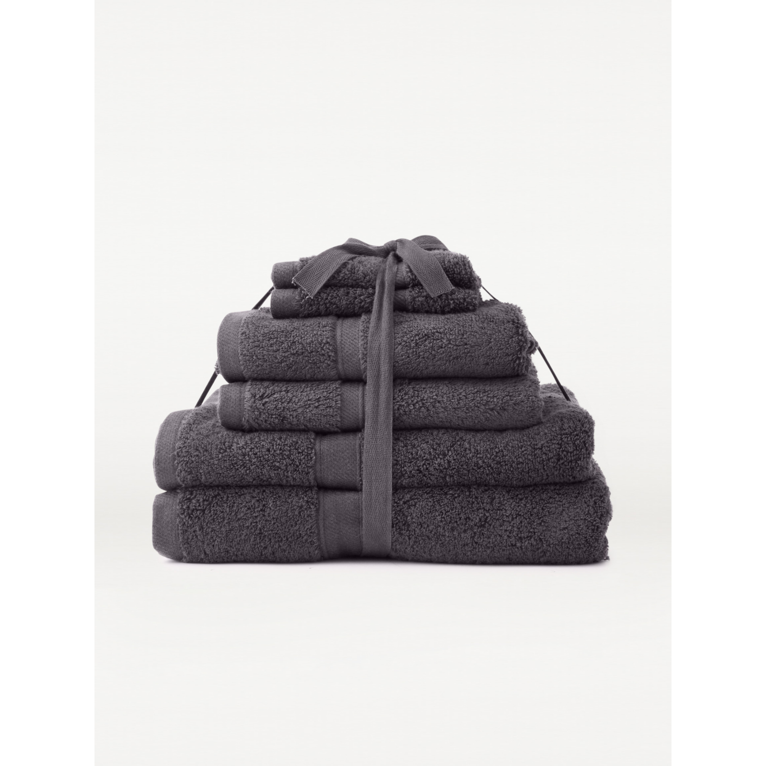 George Dark Grey Super Soft Cotton Towel Bale 6-Pack