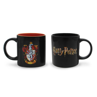 Harry Potter Unisex Black Gryffindor Mug - Set Of 4 320Ml