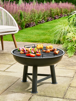 Outdoor Log Burners, Fire Pits u0026 Pizza Oven | George at ASDA