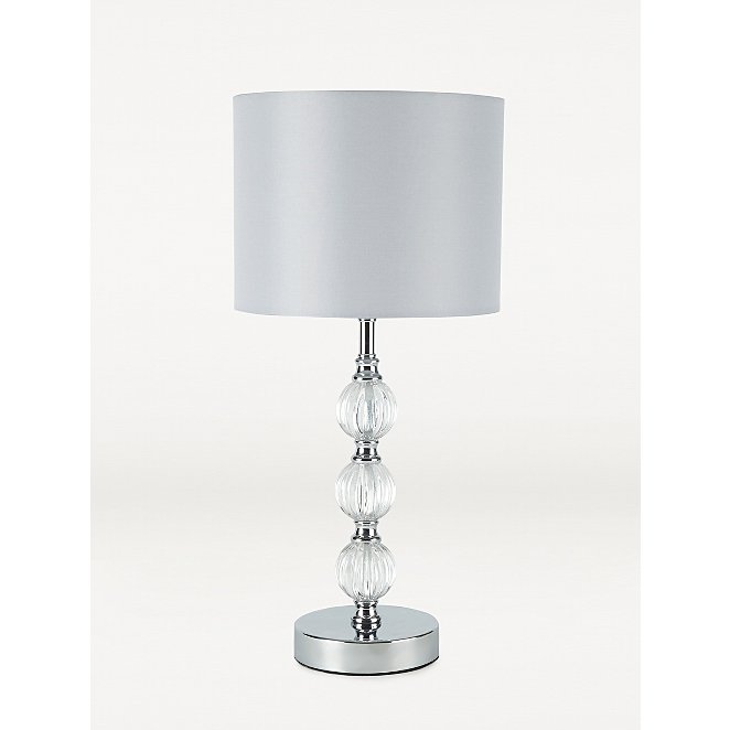 Grey Stacked Ball Table Lamp Home, Clear Glass Stacked Ball Floor Lamp