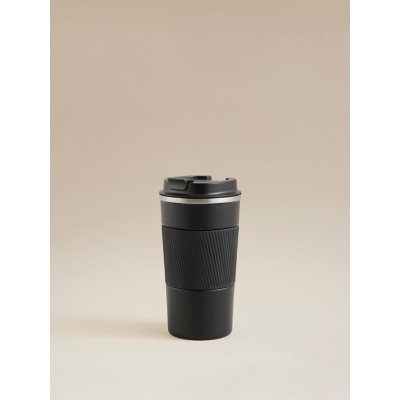 George Home Double Wall Travel Tumbler Black 450ml