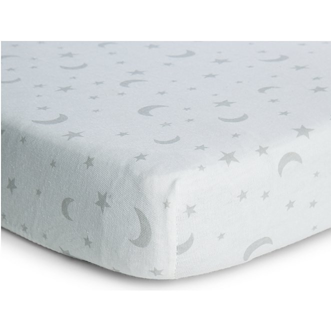 BabyPrem Quilted Moses Mattress & 2 Fitted Sheets 29 x 11 White 