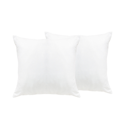 White Premium Cushion Inner Set of 2 Home at ASDA