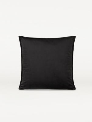 black velour cushion