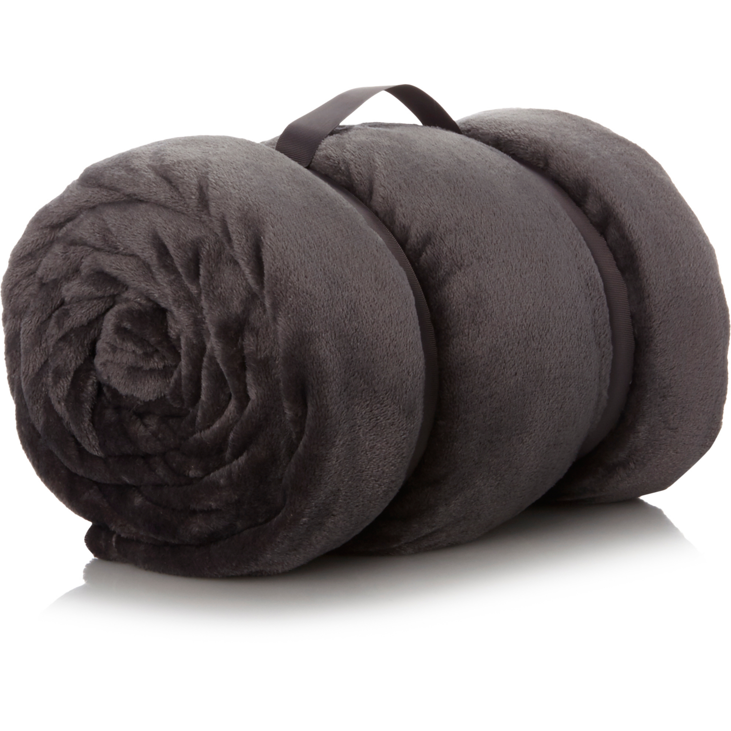 George Grey Super-Soft Blanket - Charcoal - 200Cm X 220 Cm