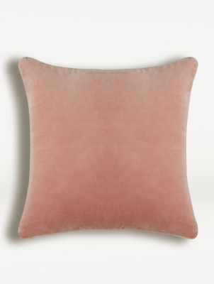 Cotton Velvet Linen Mix Cushion Stack at ASDA