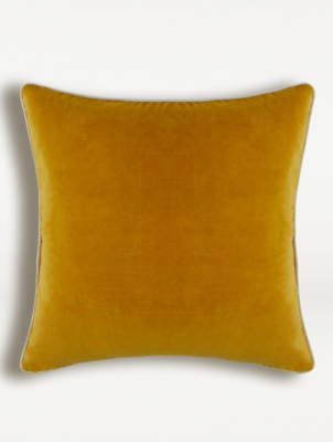 Cotton Velvet Linen Mix Cushion Stack at ASDA