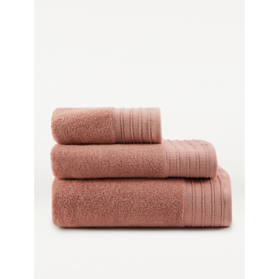 George Unisex Pink Just Wellness Bamboo Towel Range Bath Towel