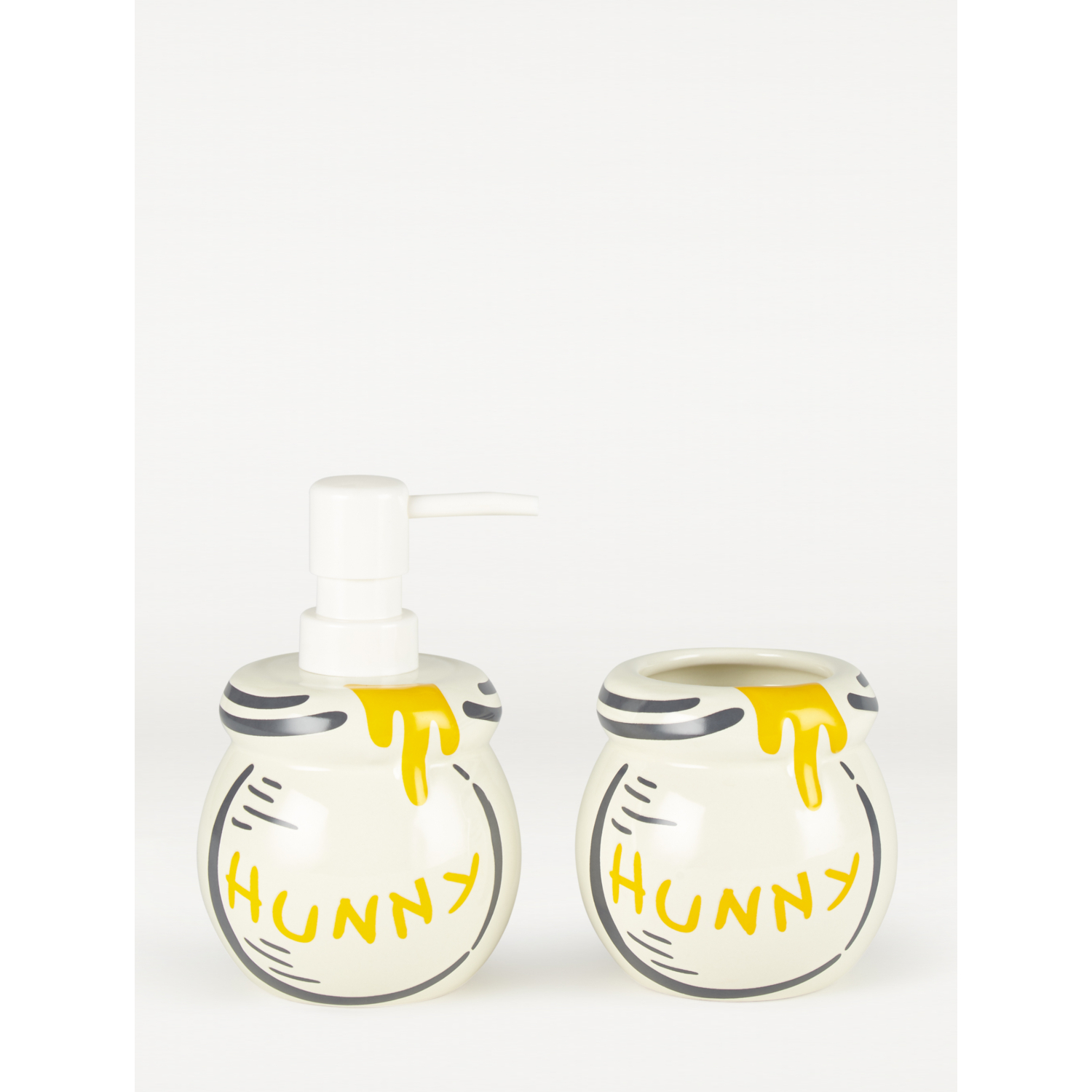 Disney Yellow Winnie The Pooh Dispenser And Tumbler Set