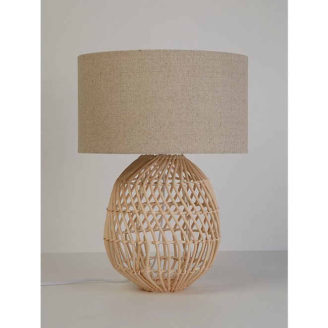 Natural Wicker Table Lamp Home, Wicker Table Lamp Base