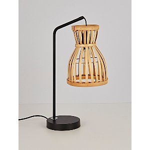 Black Bamboo Hanging Table Lamp Home, Bamboo Vessel Table Lamps Uk
