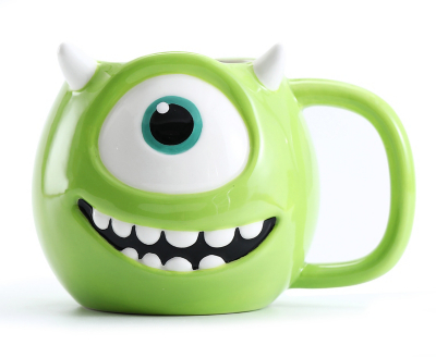 Disney Pixar Monsters Inc Green Mike Mug 400ml Home at ASDA