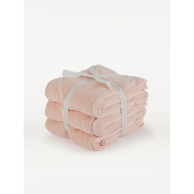George Unisex Kids Pink Hooded Towels Pack Size 3