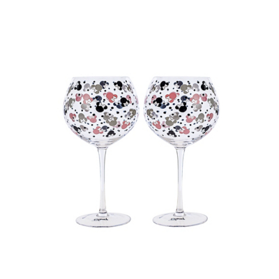 George Disney Minnie Mouse Magic Large Glass - Set of 2 - Multi