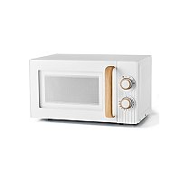 White Scandi Manual Microwave GMM201WW-21 | Home | George at ASDA