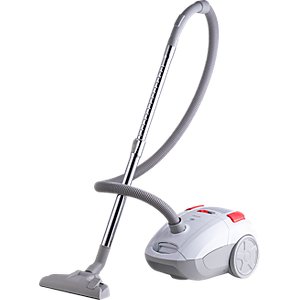 Hoover Goblin GCV304W-19 NEW Compact Bagless Cylinder Vacuum Cleaner 700W White & Red 