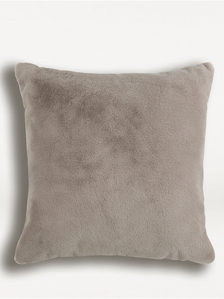 Large Grey Crushed Velvet Cushion Cover | Home | George at ASDA