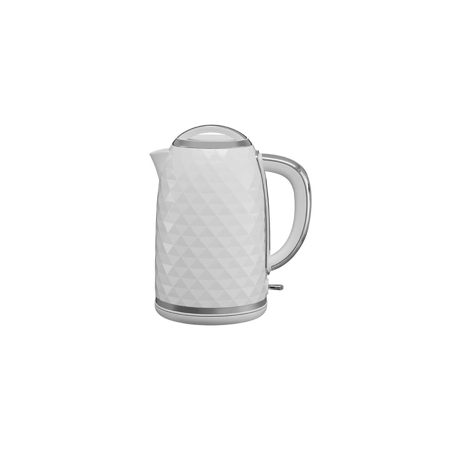 George White Fast Boil Diamond Textured Kettle 1.7L