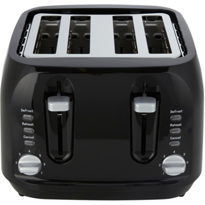 George Black 4-Slice Toaster - Black