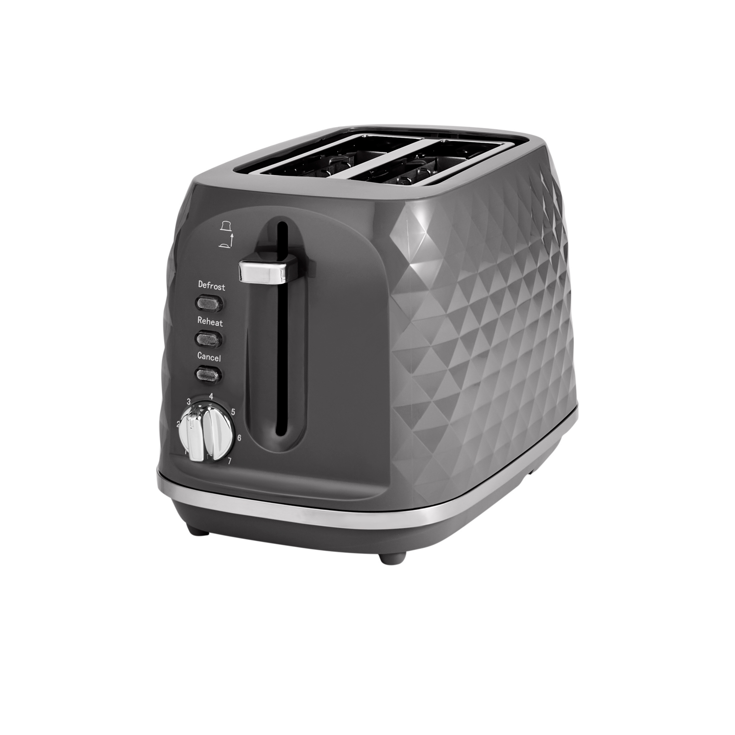 George Grey Diamond Textured 2-Slice Toaster