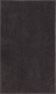 Charcoal Chenille Bath Mat Home at ASDA
