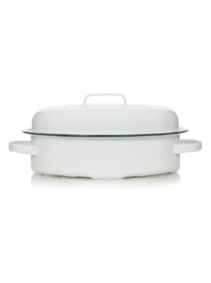Enamel Casserole Dish 33cm Home at ASDA