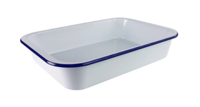 Extra Large Enamel Roaster 41cm Home at ASDA