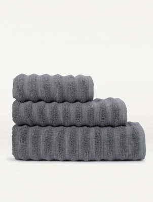 Grey Organic Cotton Tencel Towel Range Home George At Asda