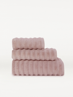 Pink Organic Cotton Tencel Towel Range Home George At Asda