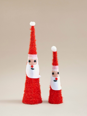 Red Santa Novelty Light Set of 2 Christmas at ASDA