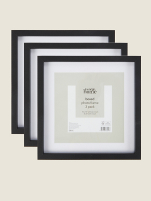 Black Box Frame 10 x 10 Inch Set of 3 Home at ASDA
