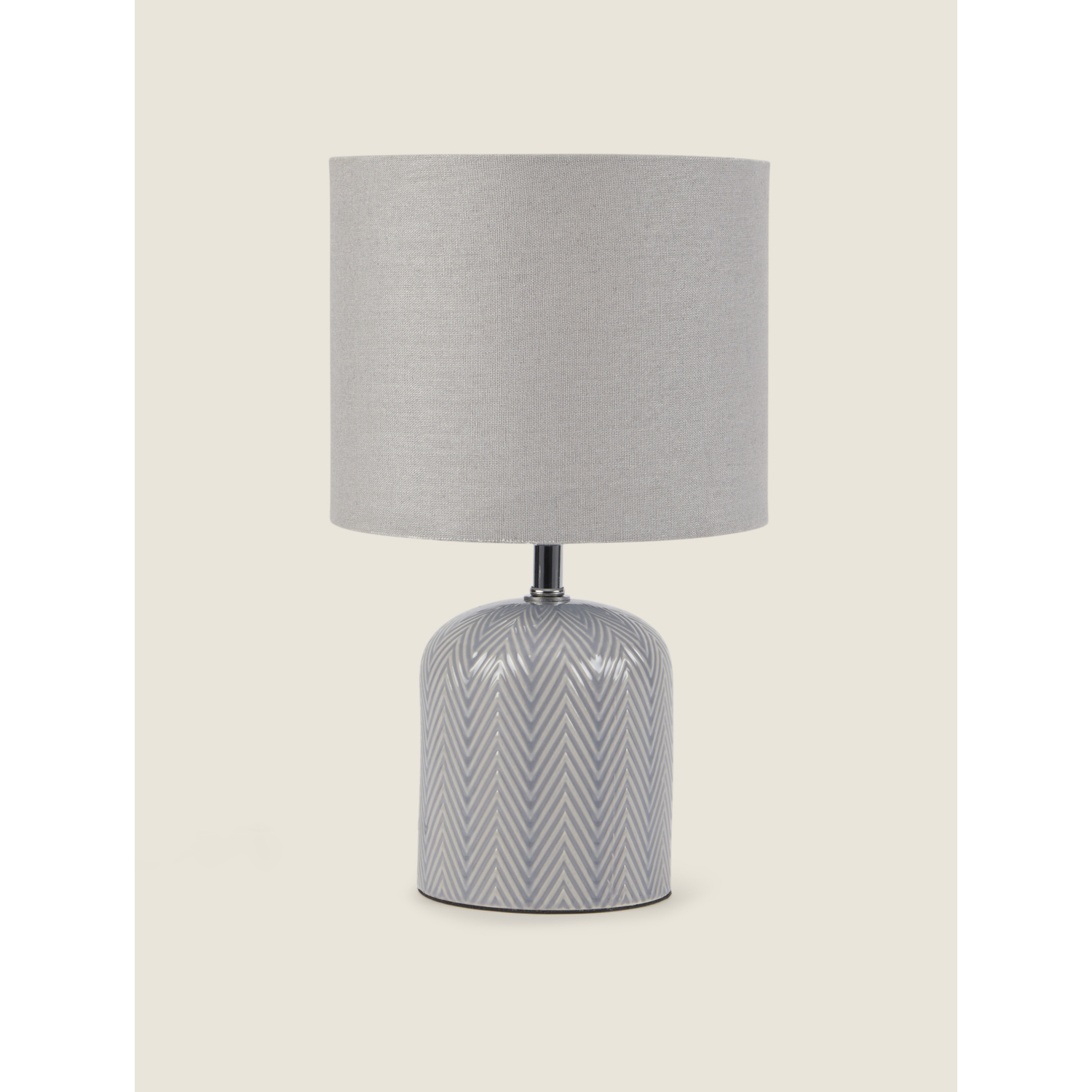 George Grey Chevron Table Lamp