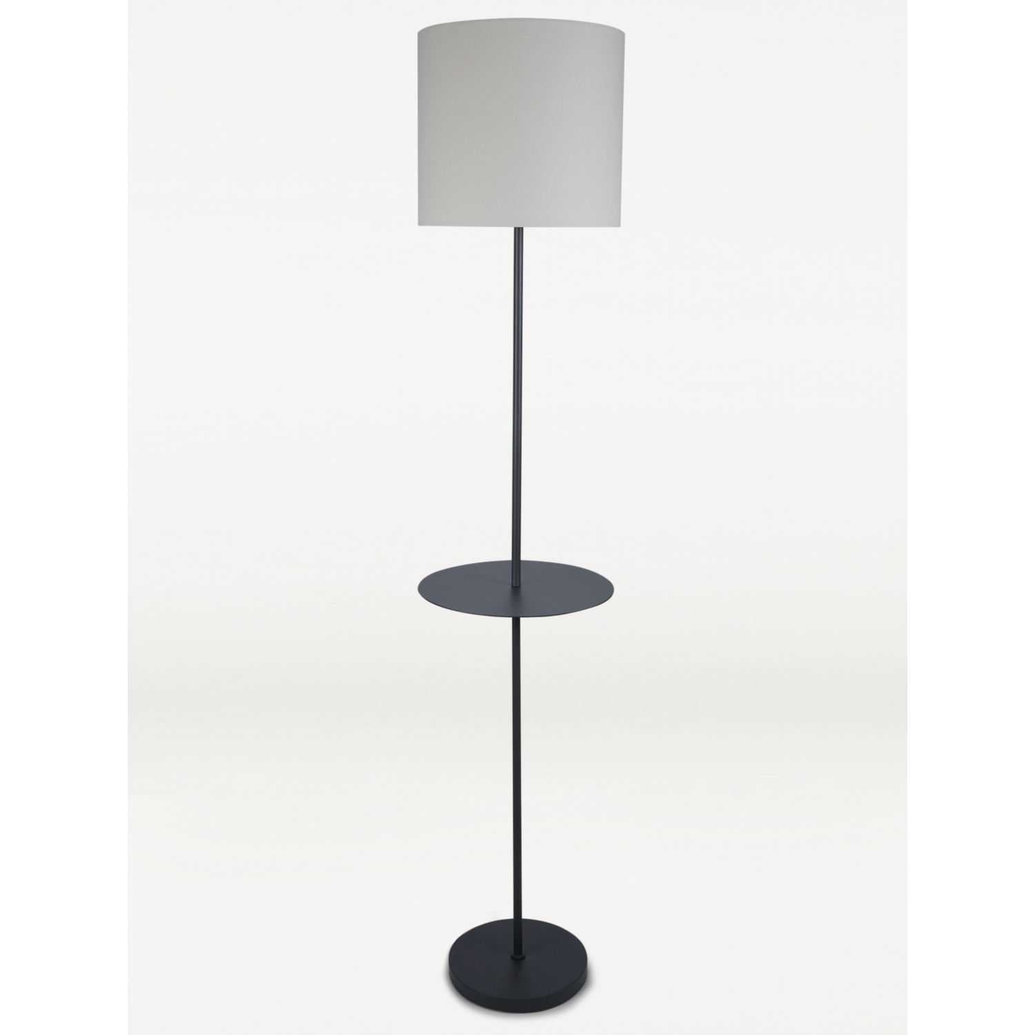 George Grey Shelf Floor Lamp